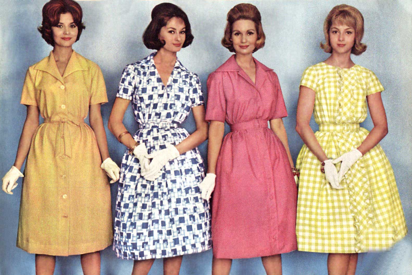 Women's fashions of the 60s