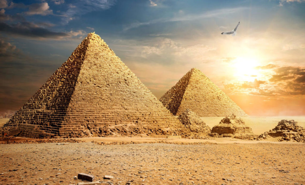 Unknown chapter in the history of the pyramids