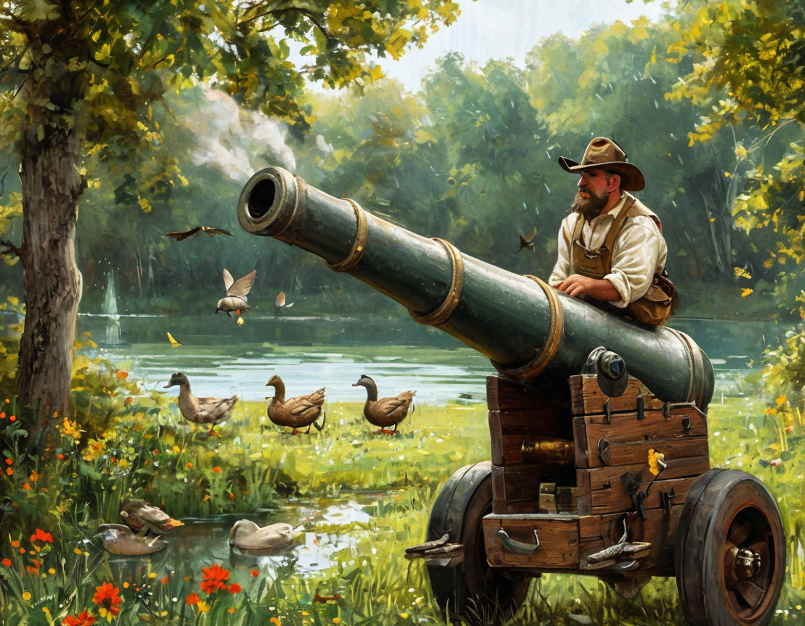 Duck rebellion: how birds managed to defeat artillery